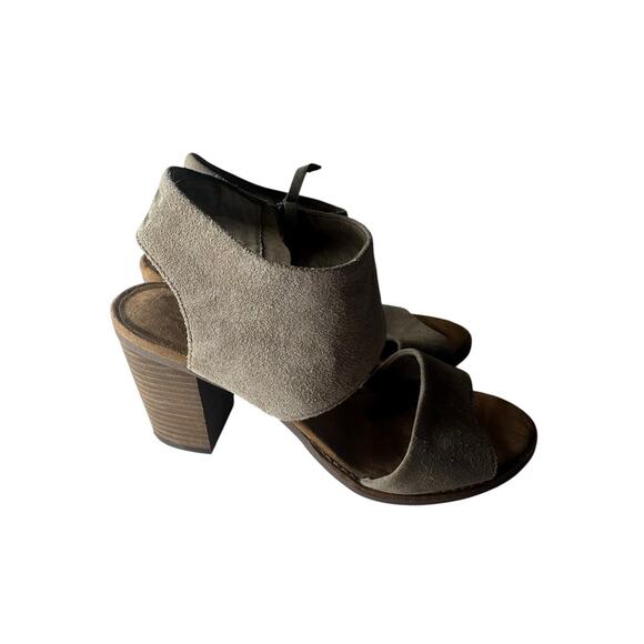 New Toms Majorca Cutout Womens Sandal 8.5W Wide Neutral Comfort Arch Support - Picture 6 of 10